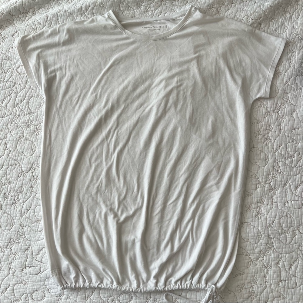 Outdoor Voices White Short Sleeve Tee